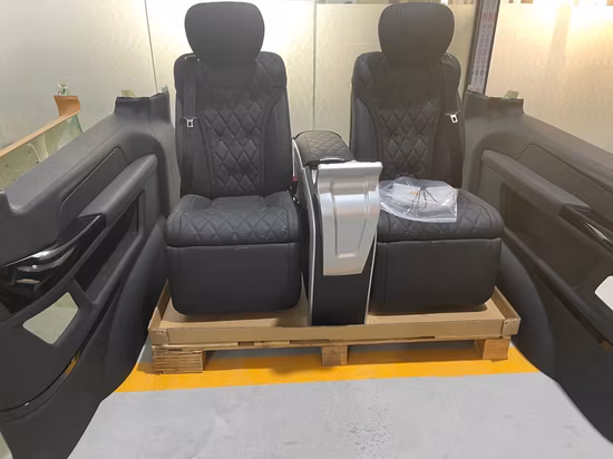 Console posteriore per passeggero con sedile elettrico automatico personalizzato per auto monovolume ad alte prestazioni per V Classe V250 Vito Sprinter Metris su misura